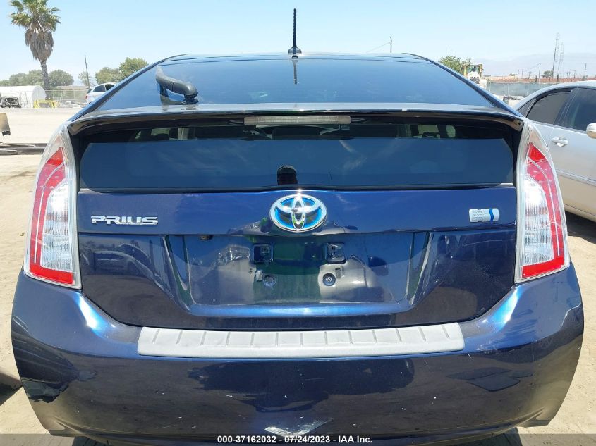 2013 TOYOTA PRIUS ONE/TWO/THREE/FOUR/FIVE - JTDKN3DU3D1620317