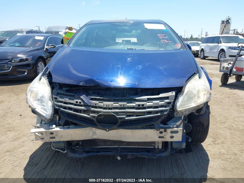 2013 TOYOTA PRIUS ONE/TWO/THREE/FOUR/FIVE - JTDKN3DU3D1620317