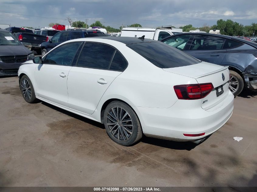 2016 VOLKSWAGEN JETTA SEDAN 1.8T SPORT - 3VWD17AJ0GM219835