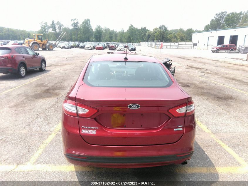 2014 FORD FUSION SE - 3FA6P0HD7ER389407