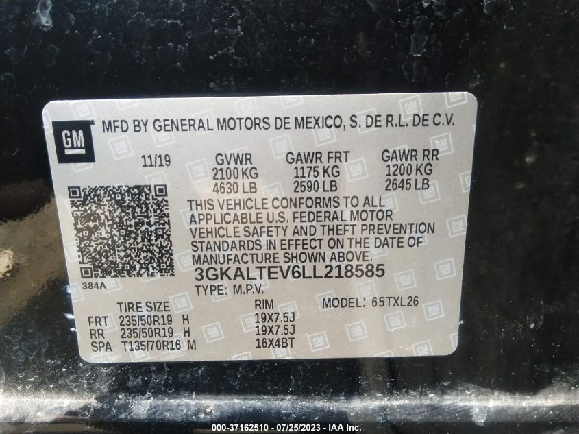 3GKALTEV6LL218585 GMC Terrain SLE 9