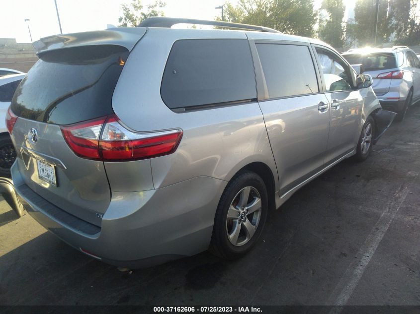 2018 TOYOTA SIENNA LE - 5TDKZ3DCXJS926215