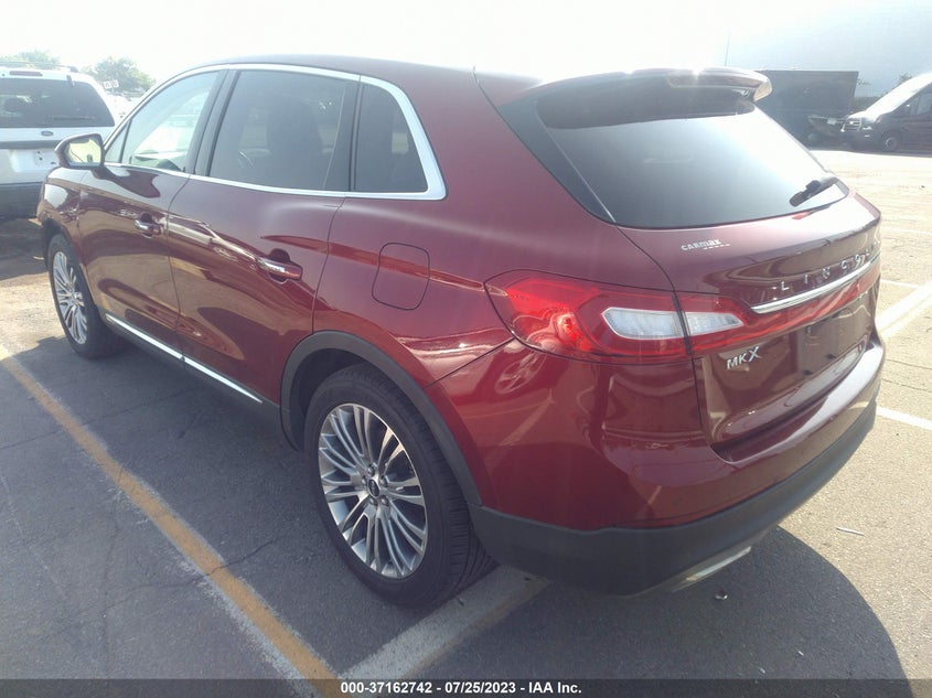 VIN 2LMPJ8LR0HBL12365 2017 LINCOLN MKX RESERVE