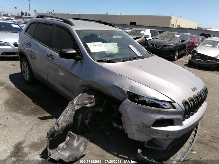2016 JEEP CHEROKEE SPORT - 1C4PJLAB6GW178175