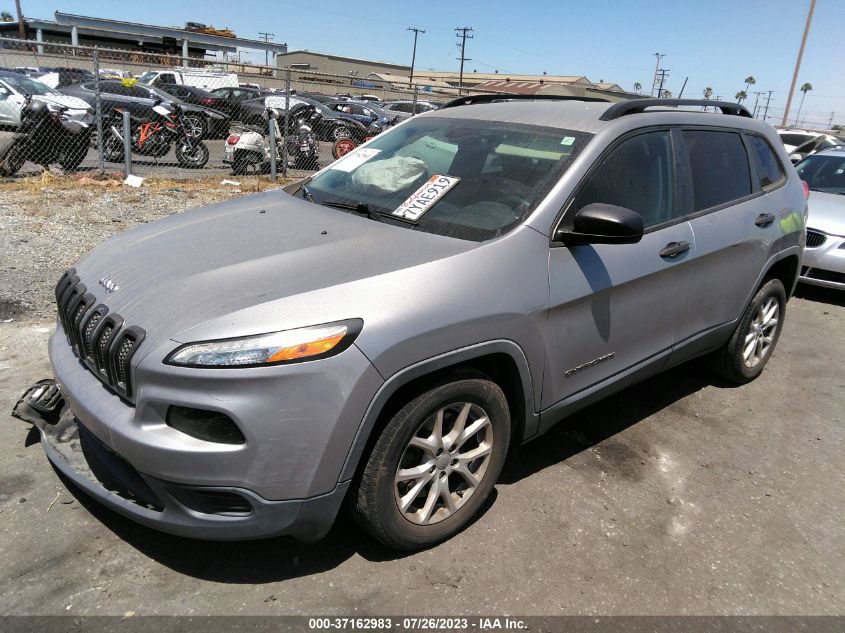 2016 JEEP CHEROKEE SPORT - 1C4PJLAB6GW178175