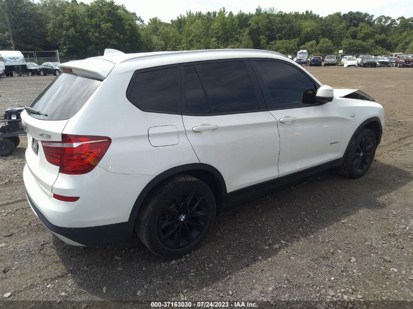 2017 BMW X3 XDRIVE28I - 5UXWX9C38H0W71121