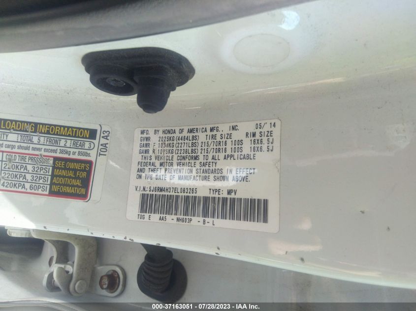 2014 HONDA CR-V LX - 5J6RM4H37EL083265