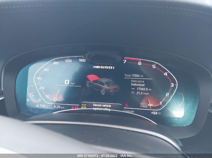2021 BMW 5 SERIES M550I XDRIVE - WBA13BK02MCH44062