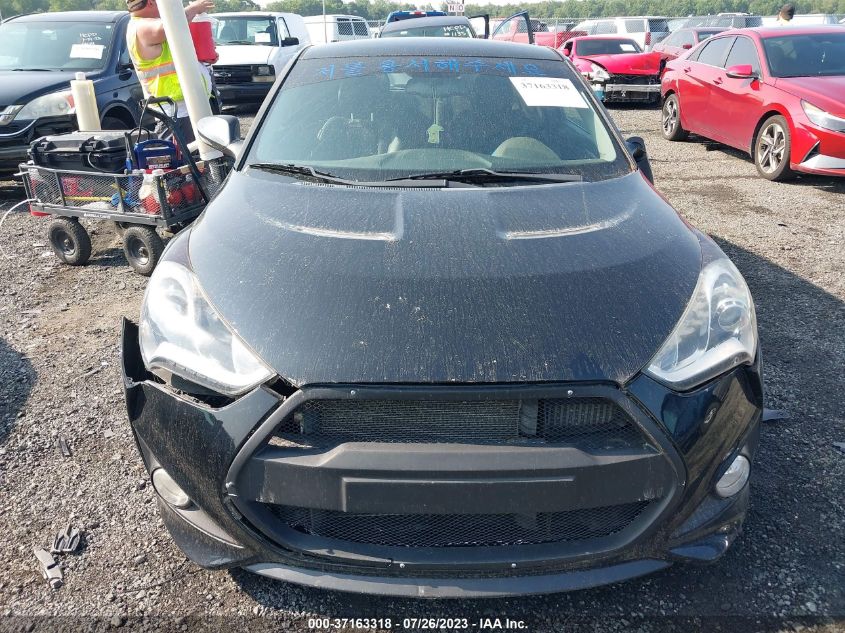2014 HYUNDAI VELOSTER TURBO - KMHTC6AE0EU184952