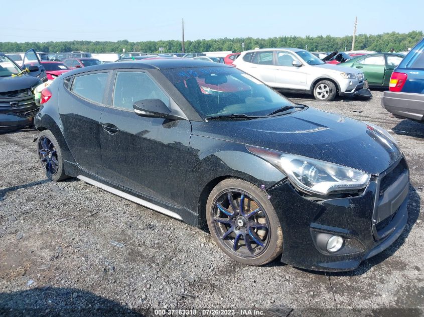 2014 HYUNDAI VELOSTER TURBO - KMHTC6AE0EU184952