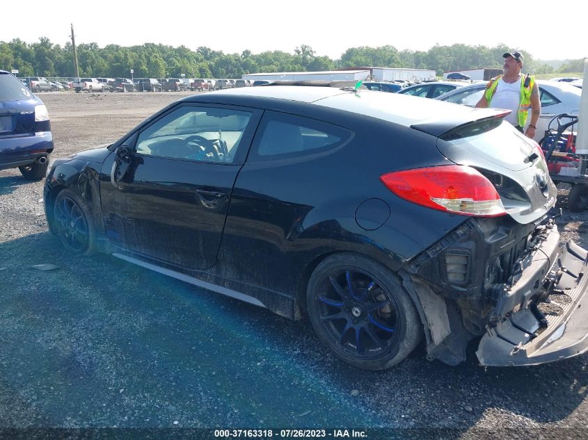 2014 HYUNDAI VELOSTER TURBO - KMHTC6AE0EU184952