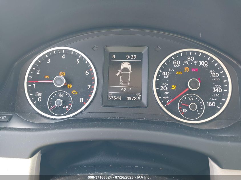 2014 VOLKSWAGEN TIGUAN S/SE/SEL/R-LINE - WVGAV3AX2EW500731