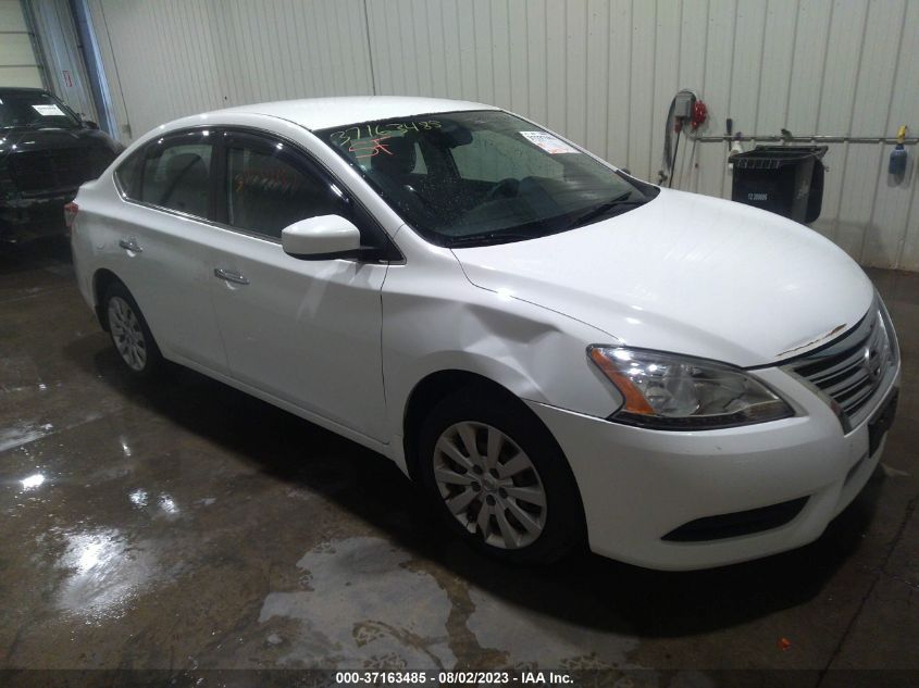 2015 NISSAN SENTRA S - 3N1AB7AP1FY348717