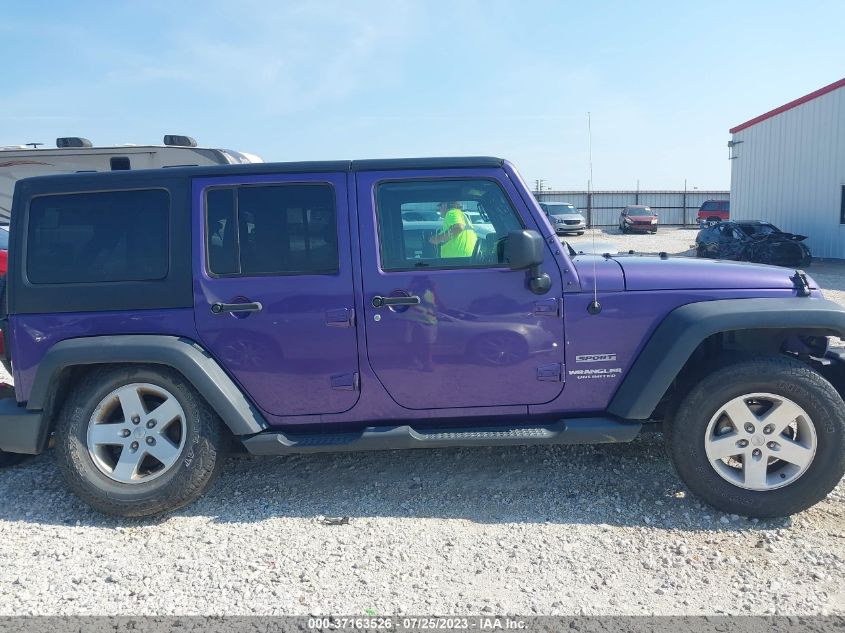 2017 JEEP WRANGLER UNLIMITED SPORT - 1C4BJWDG0HL633933