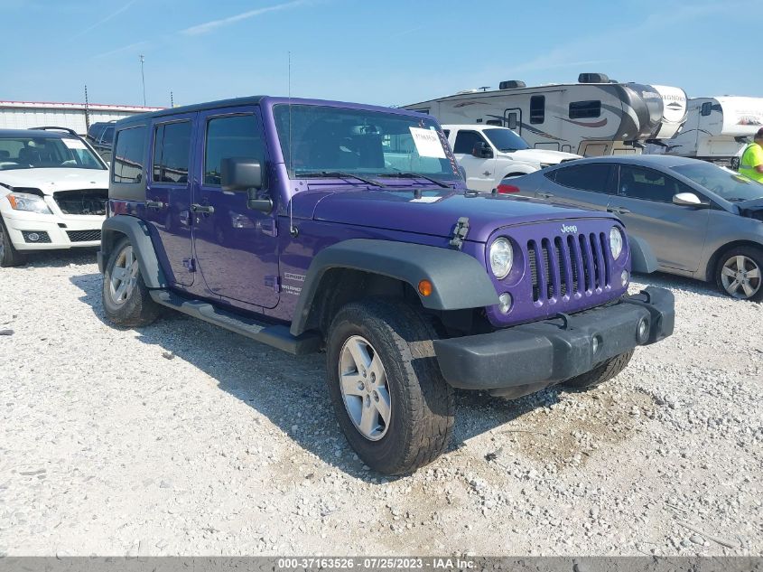 2017 JEEP WRANGLER UNLIMITED SPORT - 1C4BJWDG0HL633933