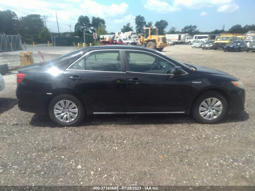 2014 TOYOTA CAMRY HYBRID - 4T1BD1FK0EU126849