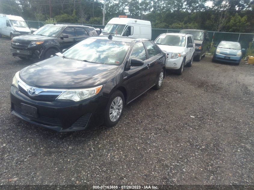 2014 TOYOTA CAMRY HYBRID - 4T1BD1FK0EU126849