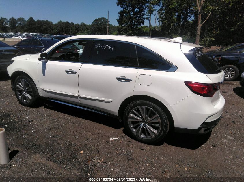 2019 ACURA MDX W/TECHNOLOGY PKG - 5J8YD4H54KL024397