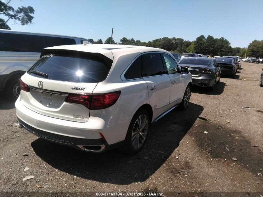 2019 ACURA MDX W/TECHNOLOGY PKG - 5J8YD4H54KL024397
