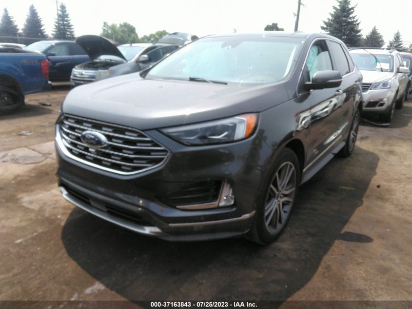 2FMPK4K99KBB36216 2019 FORD EDGE, photo no. 2