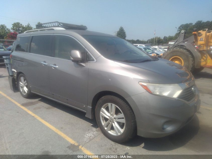 2013 NISSAN QUEST SL - JN8AE2KP0D9067800
