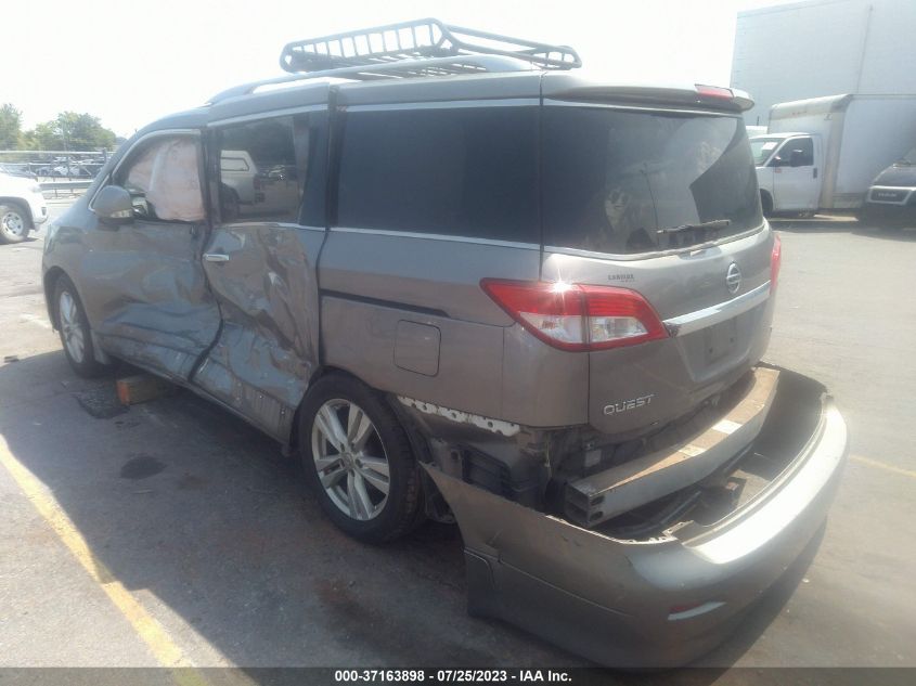 2013 NISSAN QUEST SL - JN8AE2KP0D9067800