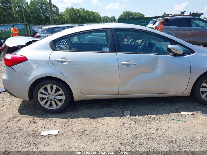 2015 KIA FORTE LX - KNAFX4A60F5381566