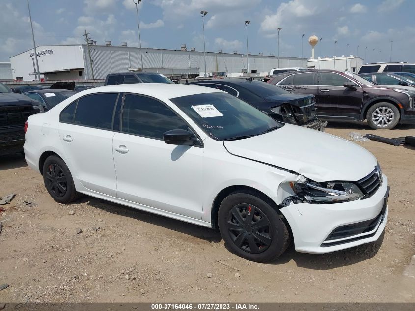 2015 VOLKSWAGEN JETTA SEDAN 2.0L S W/TECHNOLOGY - 3VW2K7AJ0FM262493