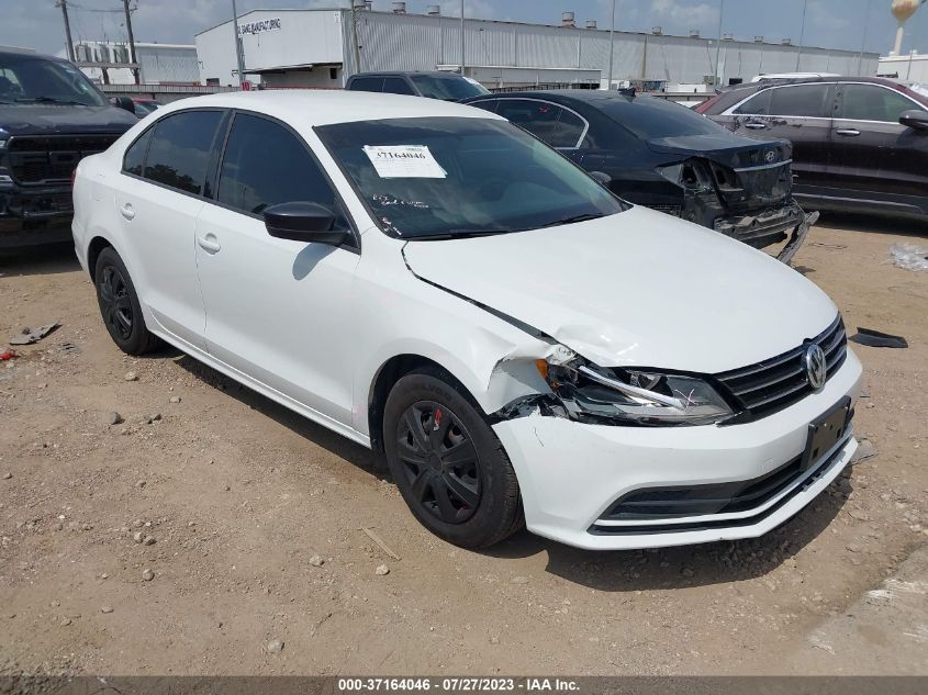 2015 VOLKSWAGEN JETTA SEDAN 2.0L S W/TECHNOLOGY - 3VW2K7AJ0FM262493