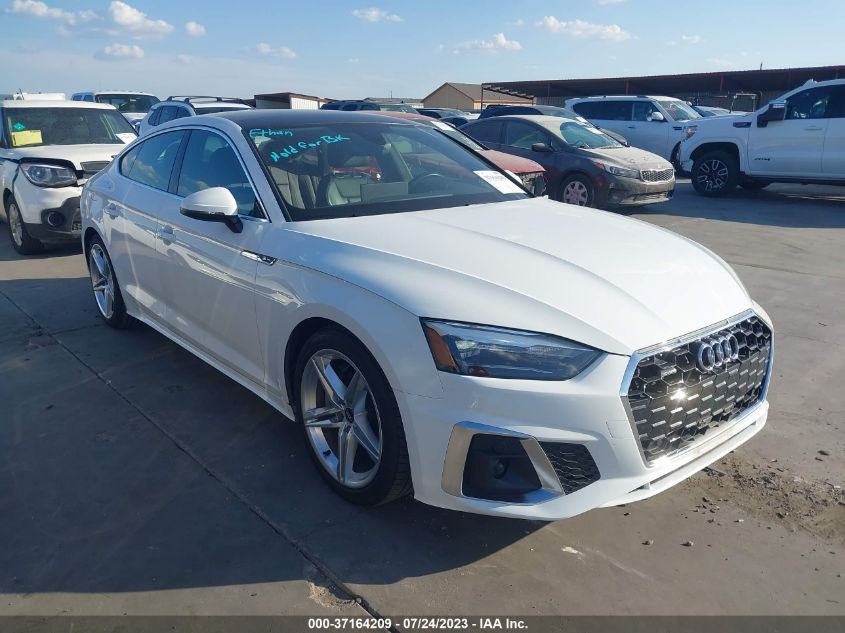 2022 AUDI A5 SPORTBACK S LINE PREMIUM - WAUDACF5XNA013016