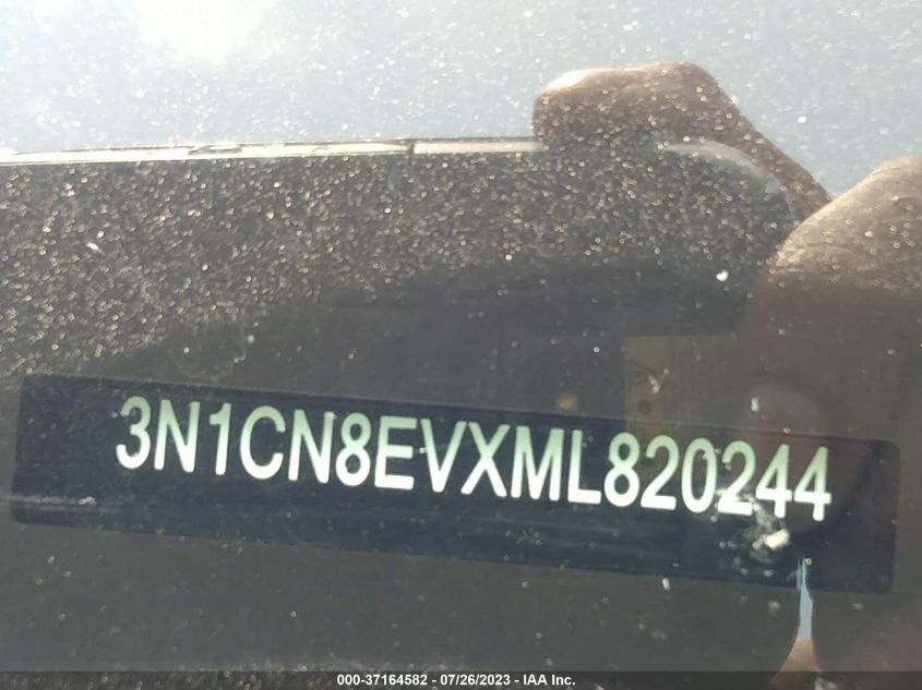 2021 NISSAN VERSA SV - 3N1CN8EVXML820244