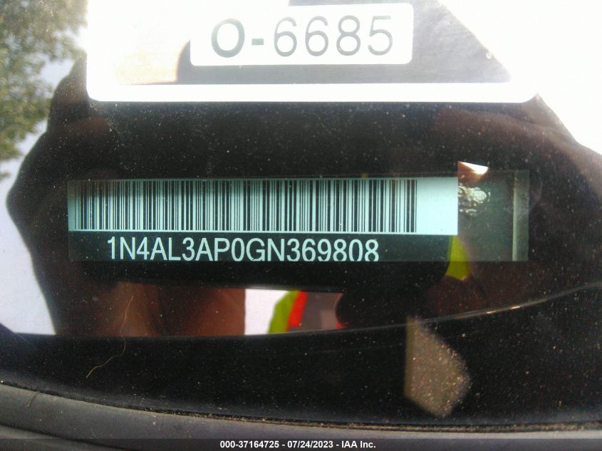 2016 NISSAN ALTIMA 2.5 - 1N4AL3AP0GN369808