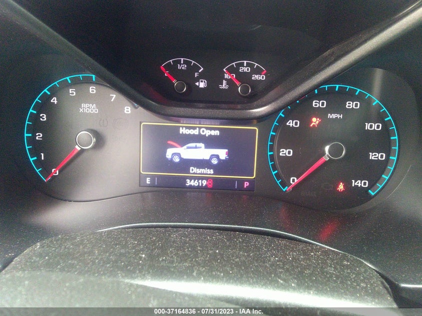 VIN 1GCGSCEN1K1175921 2019 CHEVROLET COLORADO 2WD LT