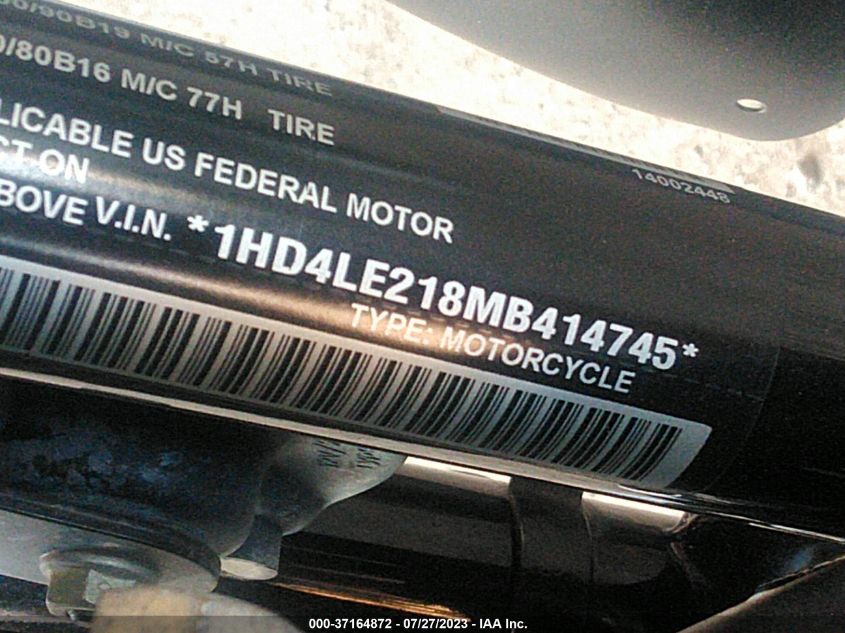 2021 HARLEY-DAVIDSON XL883 N - 1HD4LE218MB414745