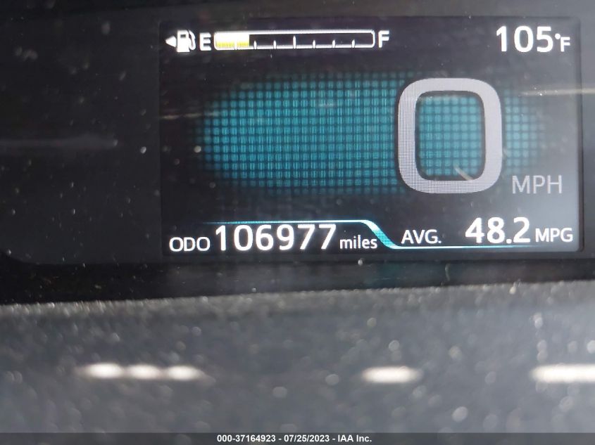 2016 TOYOTA PRIUS FOUR - JTDKARFU3G3505589
