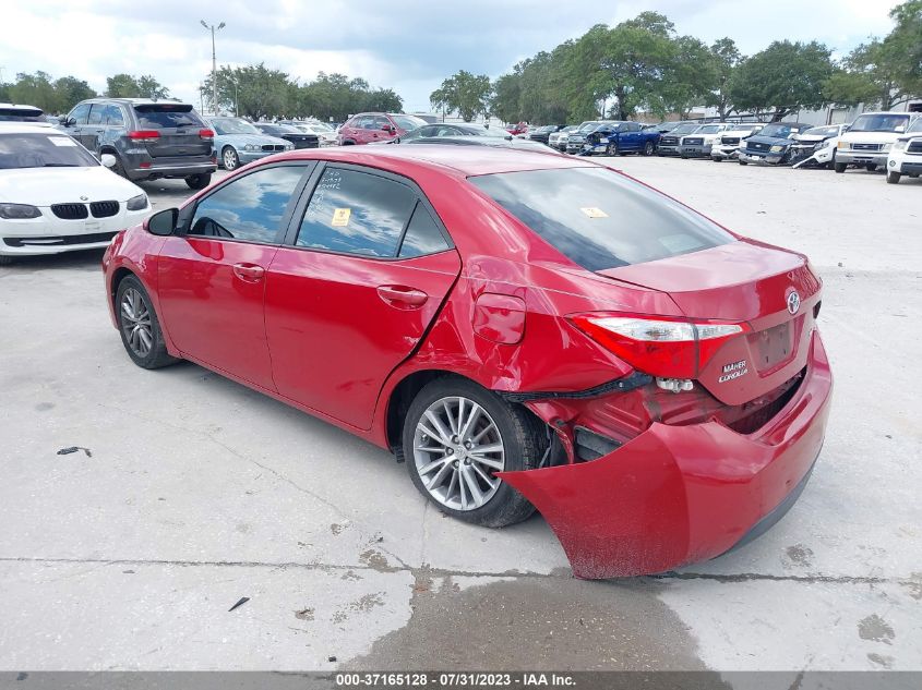 2015 TOYOTA COROLLA L/LE/LE PLS/PRM/S/S PLS - 2T1BURHE7FC316625