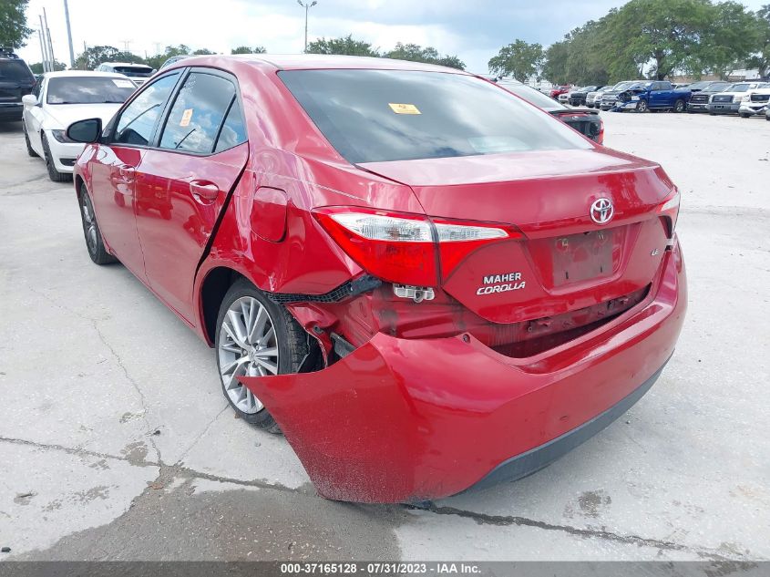 2015 TOYOTA COROLLA L/LE/LE PLS/PRM/S/S PLS - 2T1BURHE7FC316625