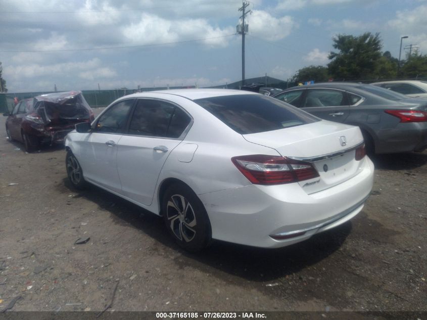 2016 HONDA ACCORD SEDAN LX - 1HGCR2F36GA129706