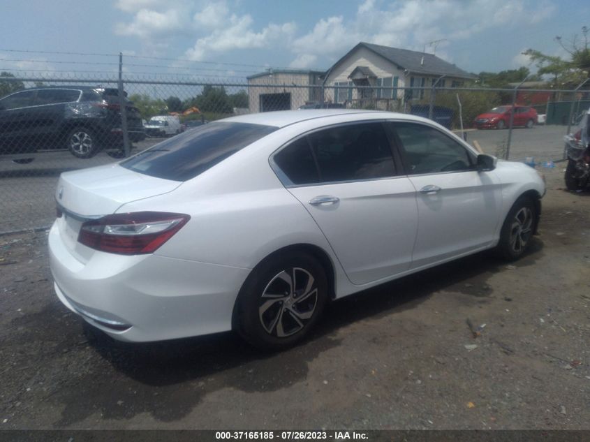 2016 HONDA ACCORD SEDAN LX - 1HGCR2F36GA129706