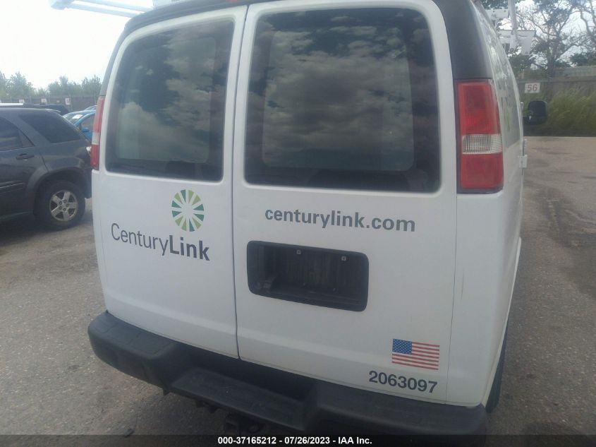 2016 CHEVROLET EXPRESS CARGO VAN - 1GCWGAFF4G1237456