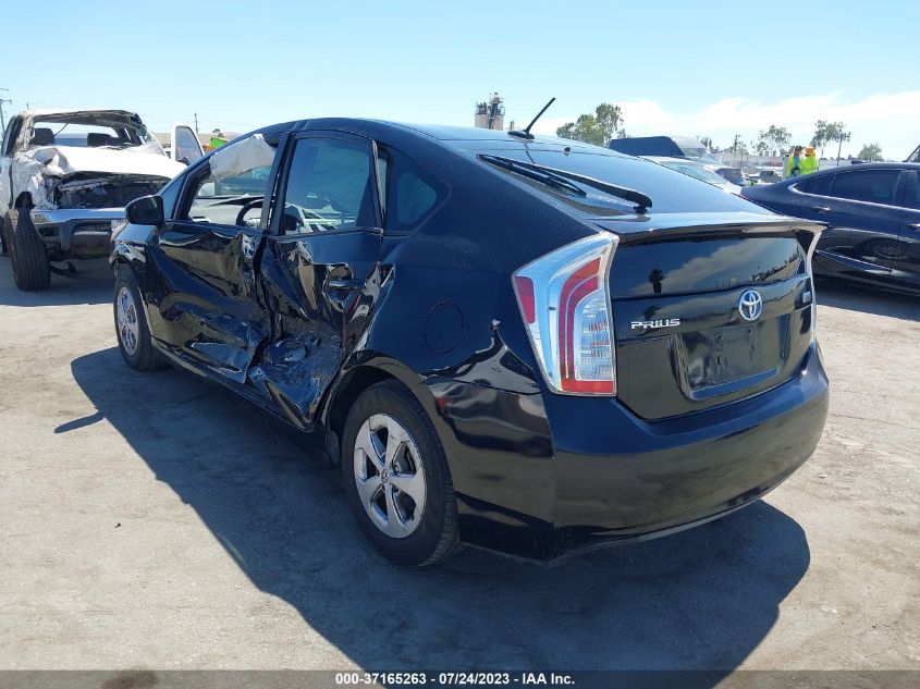 2013 TOYOTA PRIUS ONE/TWO/THREE/FOUR/FIVE - JTDKN3DU9D5601375