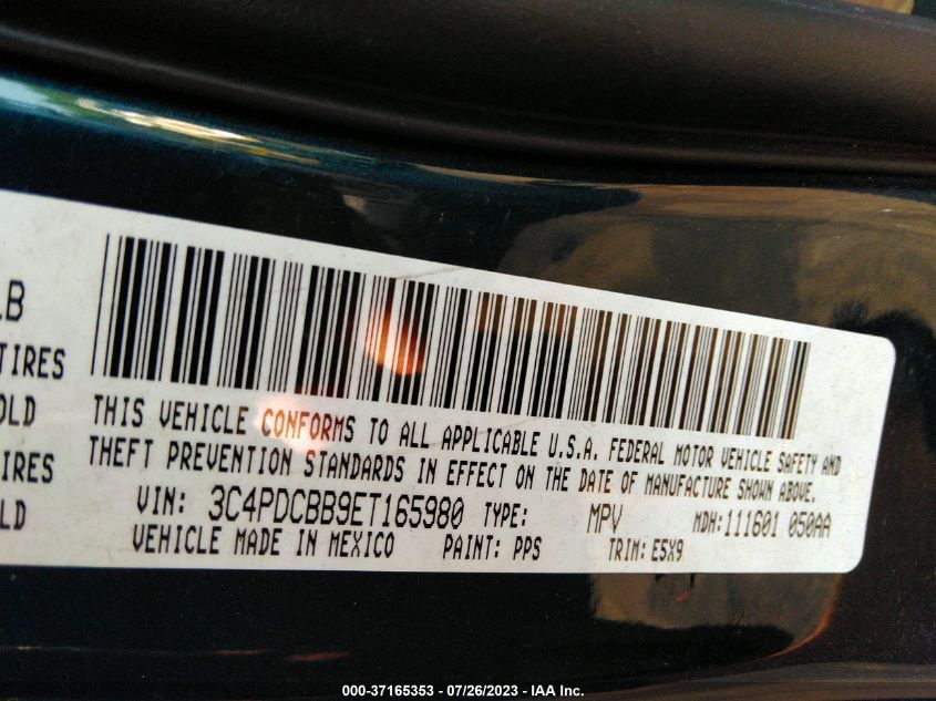 2014 DODGE JOURNEY SXT - 3C4PDCBB9ET165980