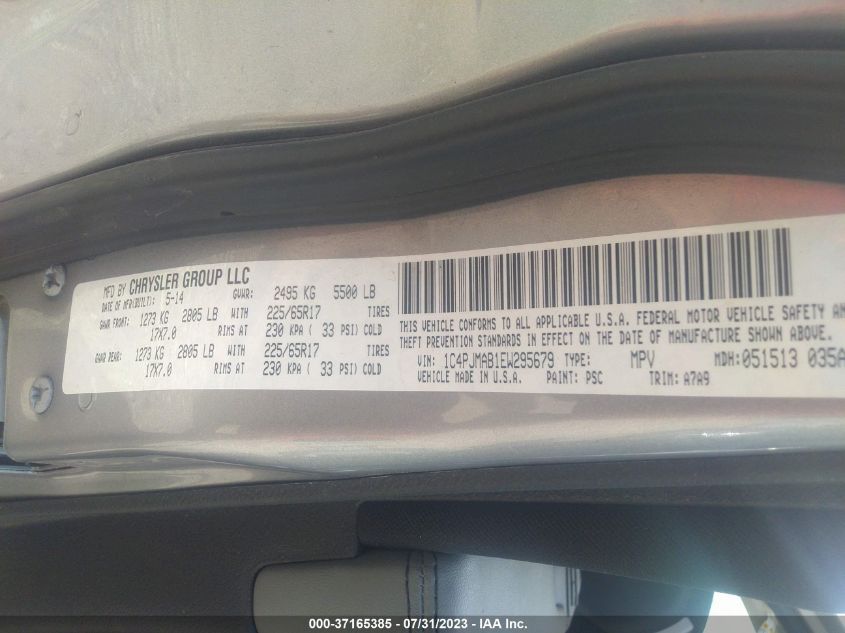 2014 JEEP CHEROKEE SPORT - 1C4PJMAB1EW295679