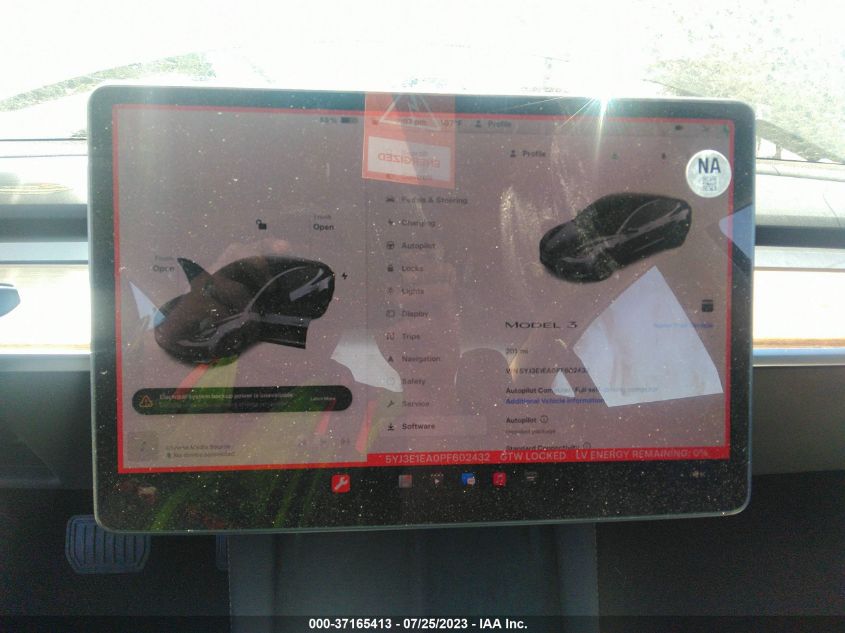2023 TESLA MODEL 3 - 5YJ3E1EA0PF602432