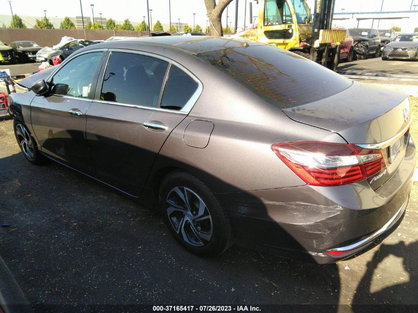 2016 HONDA ACCORD SEDAN LX - 1HGCR2F36GA016919