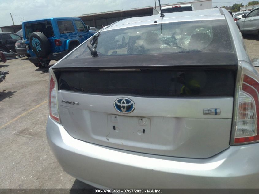 2013 TOYOTA PRIUS ONE/TWO/THREE/FOUR/FIVE - JTDKN3DU2D5557560