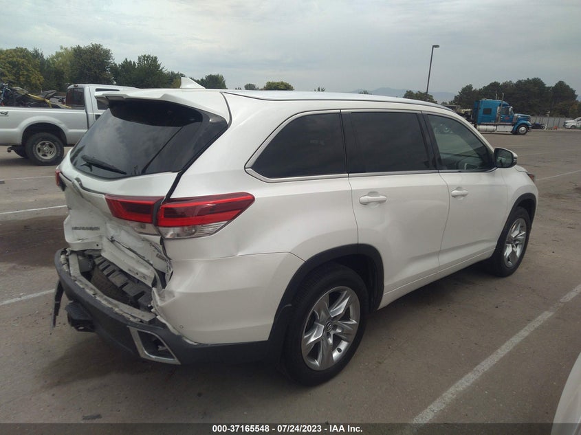 VIN 5TDDZRFH2JS809104 2018 TOYOTA HIGHLANDER LIMITED