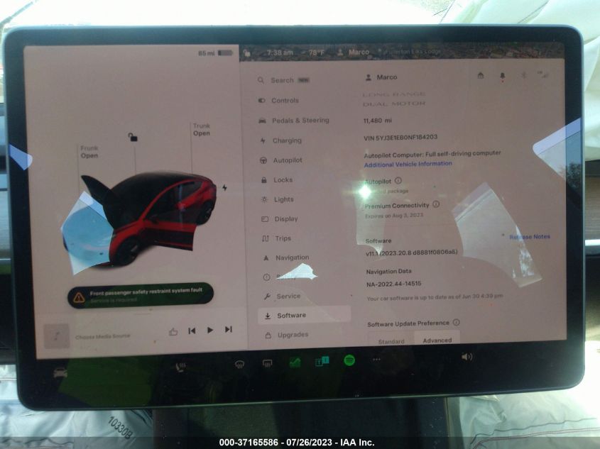 2022 TESLA MODEL 3 LONG RANGE - 5YJ3E1EB0NF184203