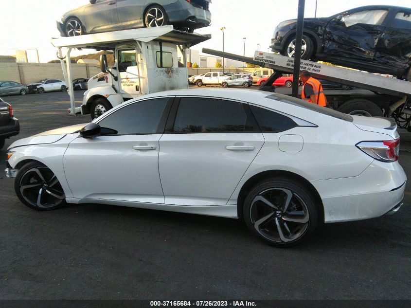 2022 HONDA ACCORD SEDAN SPORT - 1HGCV1F34NA016338