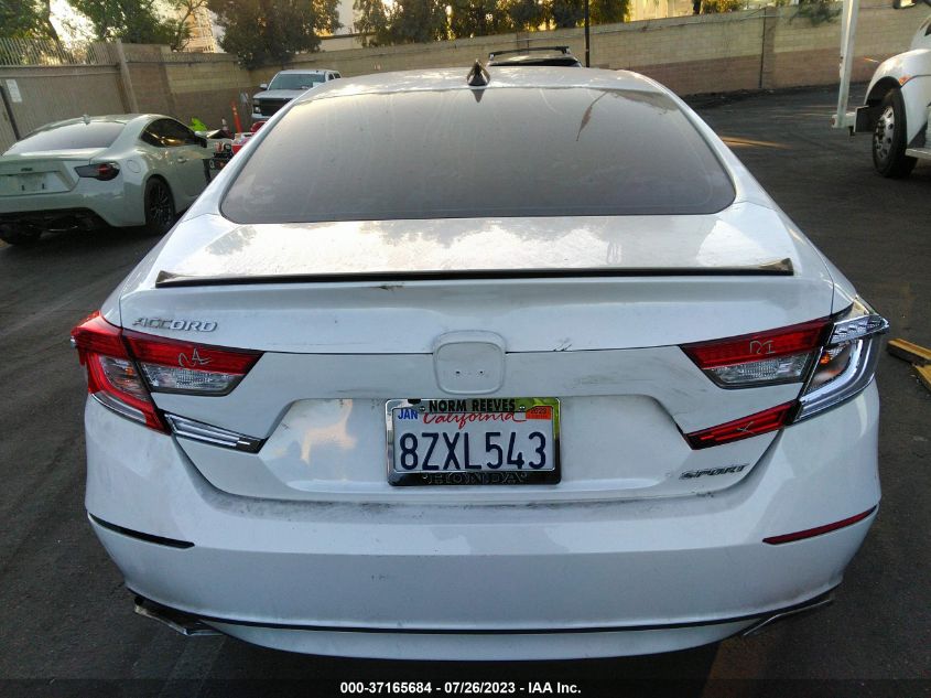 2022 HONDA ACCORD SEDAN SPORT - 1HGCV1F34NA016338